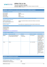 Spray fix 2.0 - 10L - SDS